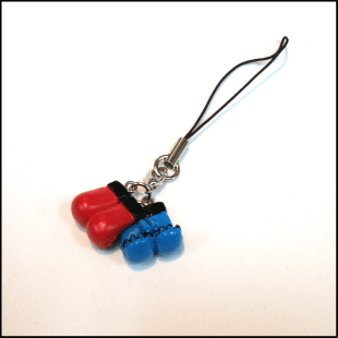 (image for) Red/Blue Fist Protector Strap