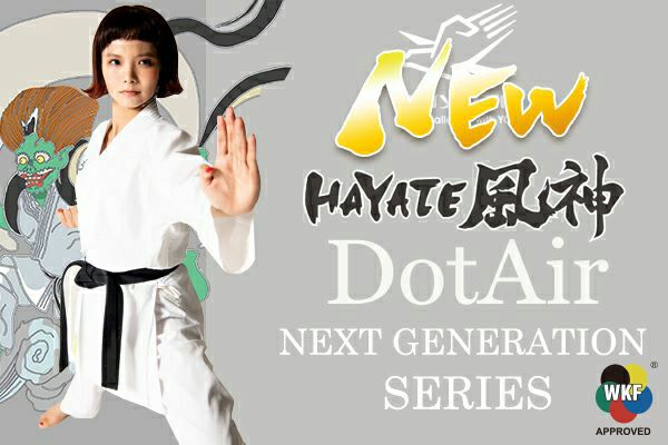 (image for) Hayate WKF Approved Dot Air Kumite Dogi - Click Image to Close