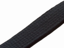 (image for) Tokyodo Int. BS-1 High Quality Cotton Black Belt - Click Image to Close